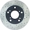 Centric Parts Sport Drilled/Slotted Brake Rotor, 127.40056L 127.40056L - alternate 1